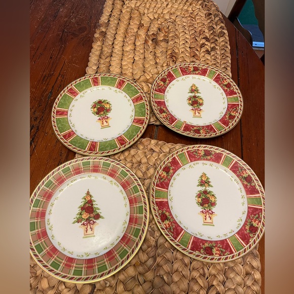 Dinnerware Set Royal Albert Christmas Dishes Set Of Four Seasons